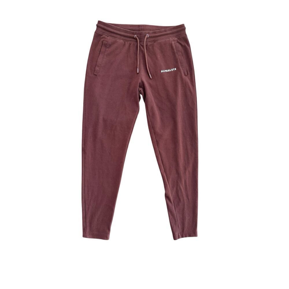 Alphalete Athletics Women's Brown Drawstring Piling Sweatpants Size Medium